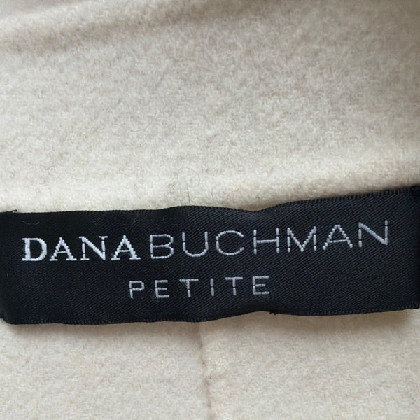 Dana Buchman Womens Cream & Black Blazer Petite Size 6