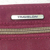 Travelon Women’s Red RFID Blocking Wristlet Wallet With Zippered Pocket