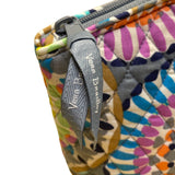 Vera Bradley Multicolor Quilted Medallion Pattern Polyester Zipper Cosmetic Bag
