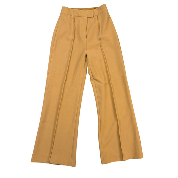 L.A.M.B Womens Camel Wide-Leg Dress Pants Size 4