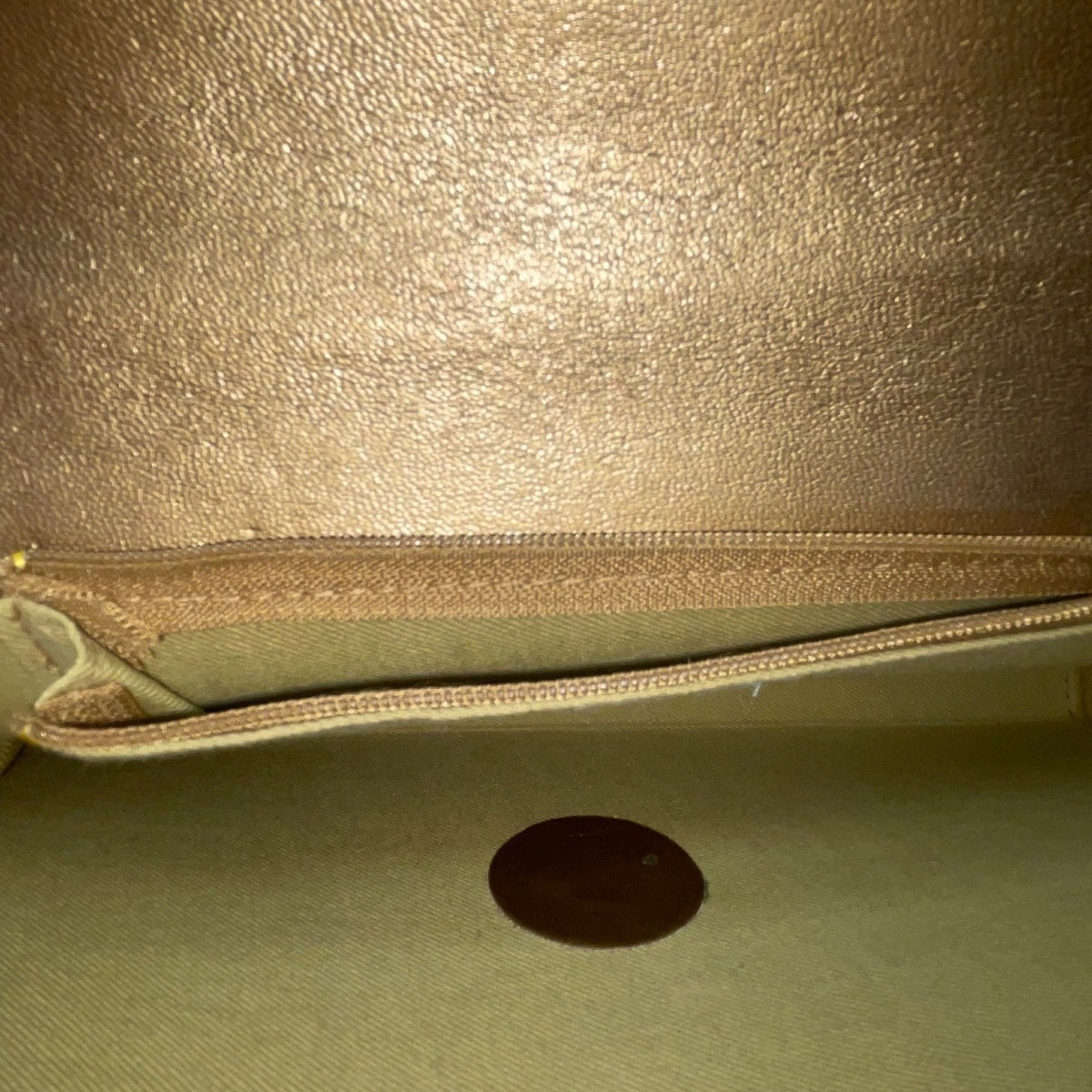 Vtg La Regale Women’s Gold Metal Mesh Shoulder Strap asymmetrical Evening Clutch