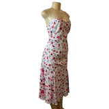 Ann Taylor Women's White Floral Narrow Strap Slip Dress Dress Sz 16 - NWT