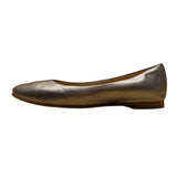 Clarks Women’s Metallic Bronze Leather Cushioned Insole Ballet Flats Size 8