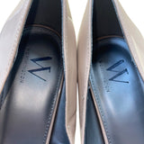 Worthington Women’s Beige Faux Patent Leather Zool Block High Heels Size 9.5M