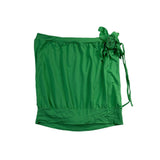 Guess Collection Womens Apple Green Strapless Top With Flower Detail One Size