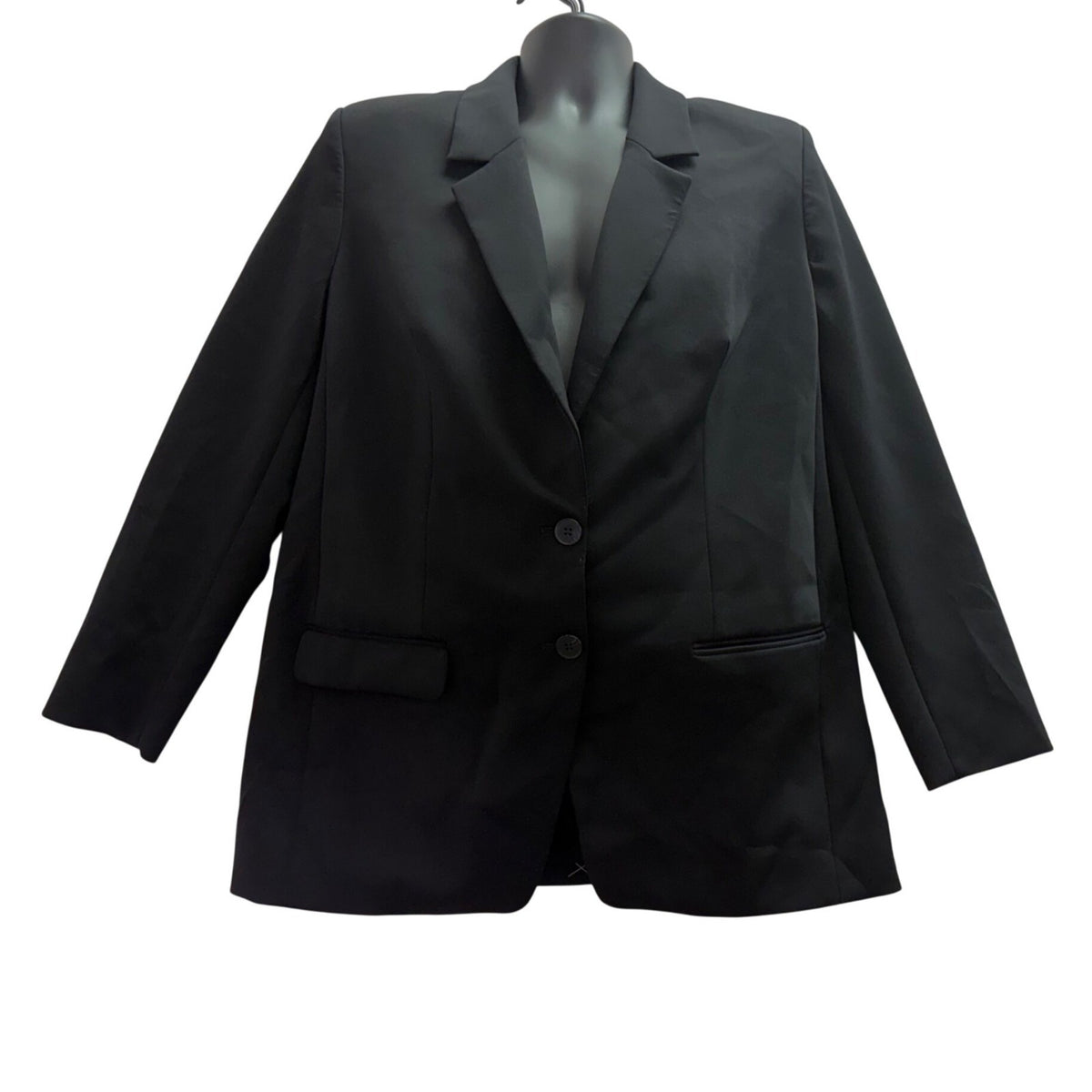 Express Men’s Black Blazer Jacket Button-Up Modern Professional Sz XL