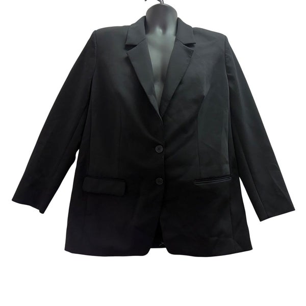 Express Men’s Black Blazer Jacket Button-Up Modern Professional Sz XL