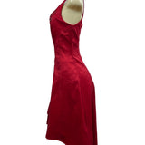 Nicole Hiller New York Women's Red High-low D Snack Dress Sz 10 (EU 44) - NWT