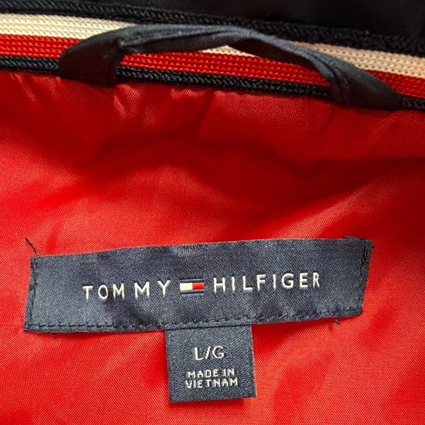 Tommy Hilfiger Womens Navy Quilted Puffer Vest Lightweight Zippered Sz L