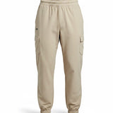 Under Armour Mens Beige Stretch & Loose Fit Cargo Joggers Size L