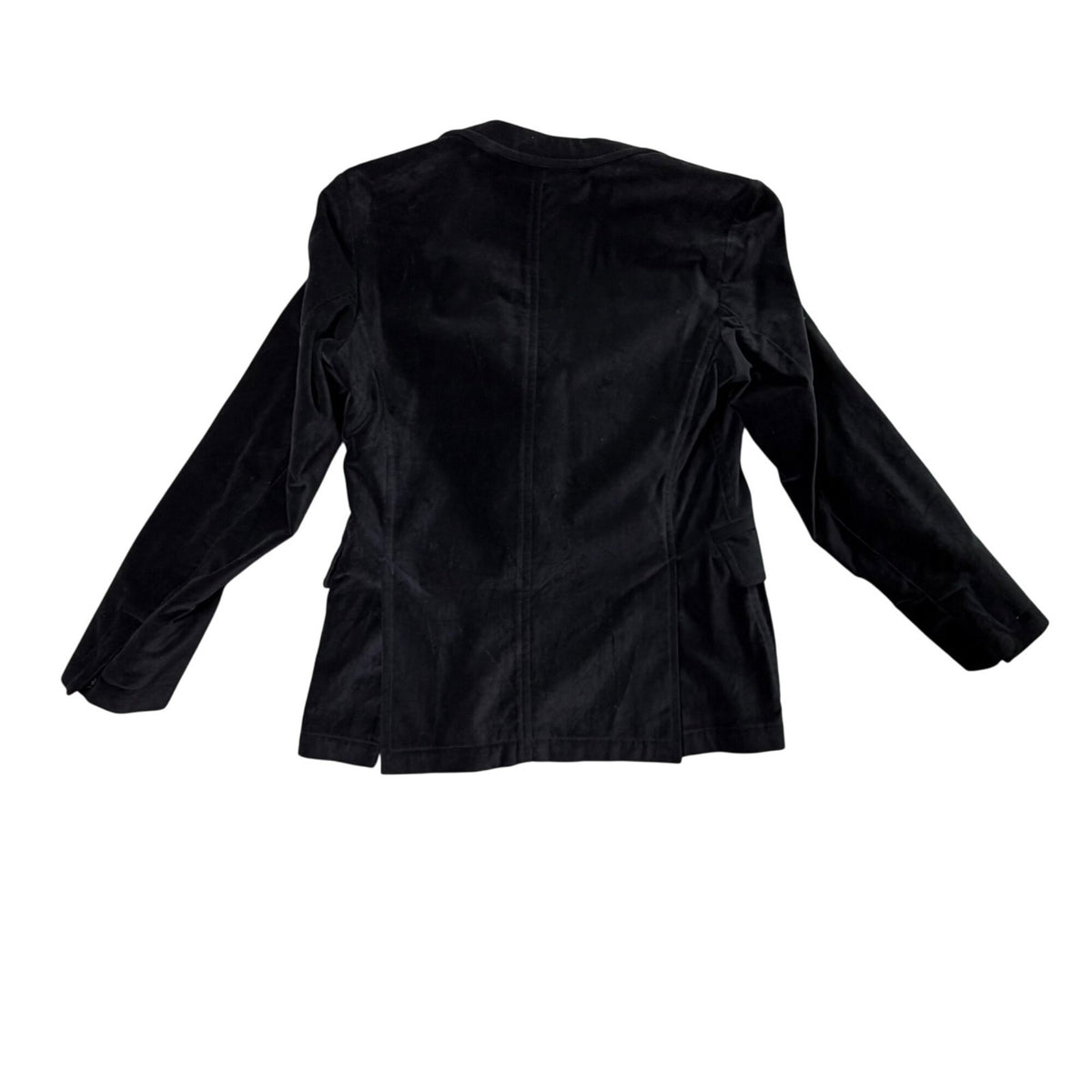 Boss Mens Black Cotton Blazer Jacket Two-Button Style W/ Lining Detail Size 40R