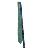 Brooks Basics Green & Blue Silk Dragonfly Pattern Tie Mens Neckwear Classic