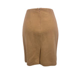David N Womens Camel 100% Camelhair Knee Length Skirt Made In Romania Size 10