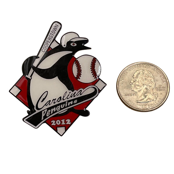 Carolina Penguins 2012 Cooperstown Baseball Team Pin With Penguin Design. Includ