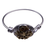 Silver Tone & Gold Tone Womens Tree Of Life Bangle Bracelet Unique Jewelry