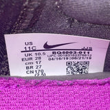 Nike Kids Gray Mesh Lace Up Pink Swoosh Athletic Presto Shoes Size 11C