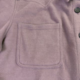 Maurices Womens Mauve Polyester Button-Up Shirt Oversized Relaxed Fit Size 2X