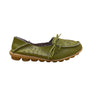 VenusCelia Women’s Green Leather Slip-On Flat Loafers Sz EU39 / US8.5