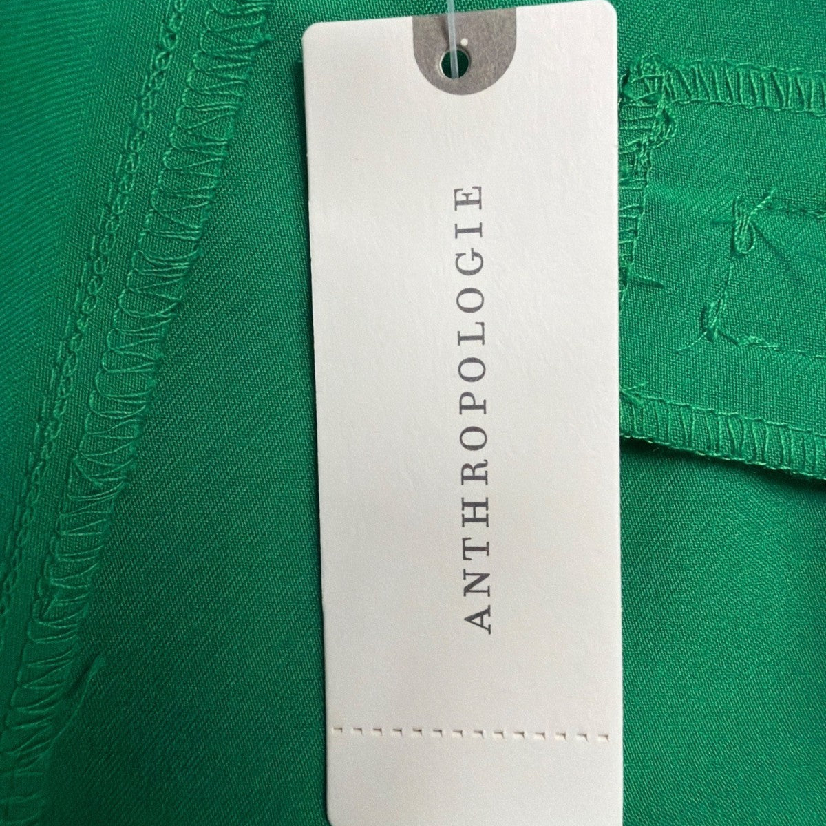 WAYF Womens Green Polyester Wide-Leg Pants Comfortable Elastic Waistband Size L