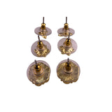 Spartina 449 Womens Gold Tone Stud Earring Set With Bee & Floral Designs