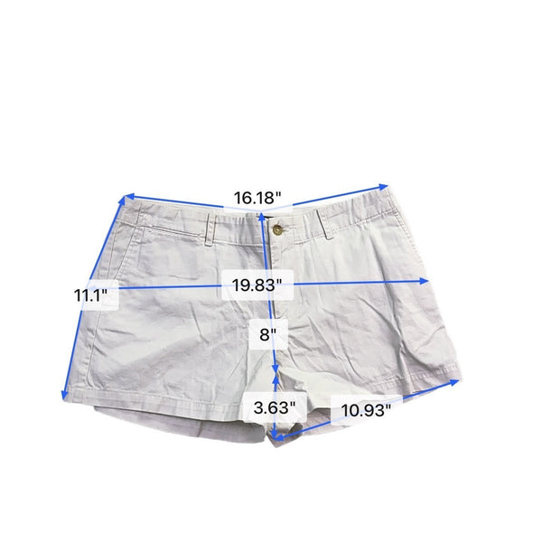 Polo Ralph Lauren White Shorts Womens Summer Casual Lightweight Design Size 6
