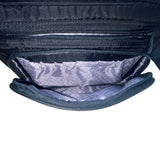 Lug Women’s Black Quilted Polyester Carousel Adjustable Strap Crossbody Bag