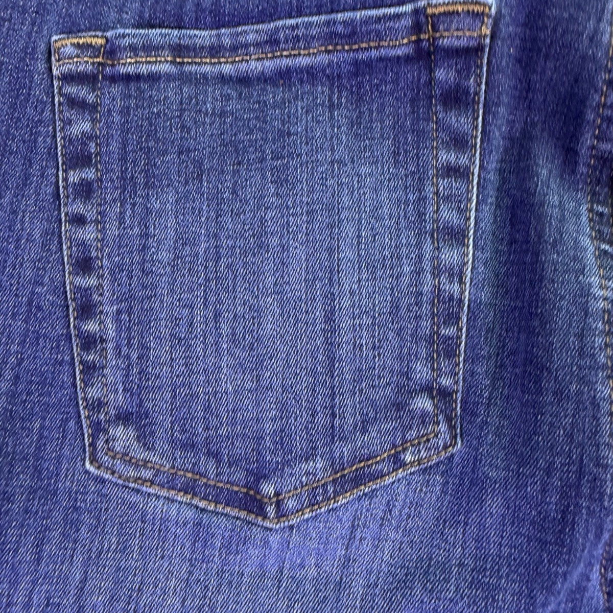L.L. Bean Womens Blue Cotton Blend Straight Leg Jeans Favorite Fit Size 14 R