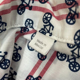 Grayson Women's Bycicle Print Longsleeve Dress Shirt Sz 2 New