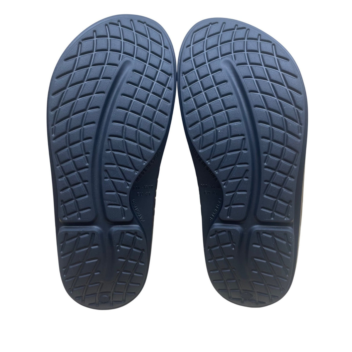 OOFOS Men’s Black Foam Lightweight Recovery Slide Sandals Size  M8/W10