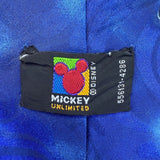 Disney Mickey Red & Blue Neck Tie Cartoon Theme Microfiber Fishing Motif