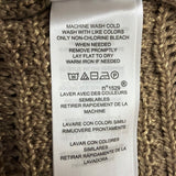 Lauren Ralph Lauren Womens Tan Textured Knit Sweater Relaxed Fit Sz L