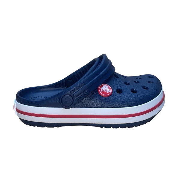 Crocs Kids Navy Blue Classic Rubber Clog Sandals Size C10