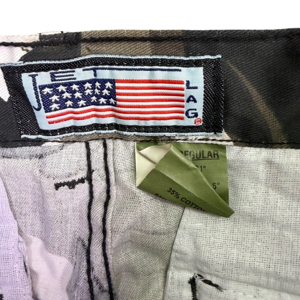 Jet Lag Mens Camouflage Cargo Pants Adjustable Waist Sz Small