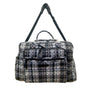 Vera Bradley Women’s Plaid Quilted With Adjustable Strap Weekender Travel Bag