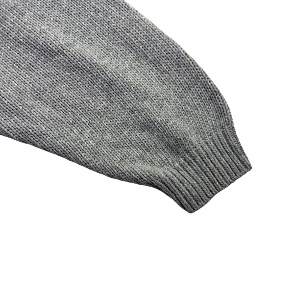 Free People Womens Gray Cotton Knit Cropped Sweater Casual Pullover Size S