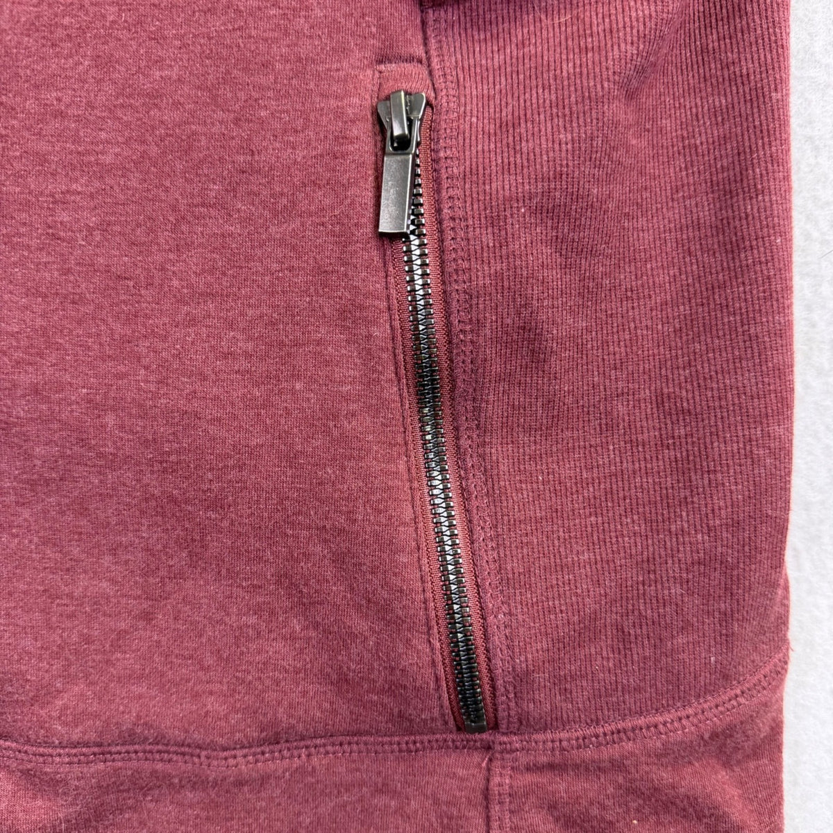 Eddie Bauer Womens Red Hooded Full-Zip Jacket Faux Fur Lining Size XL