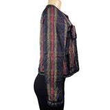J.Crew Womens Multicolor Quilted Plaid Jacket Stylish & Lightweight Size 6
