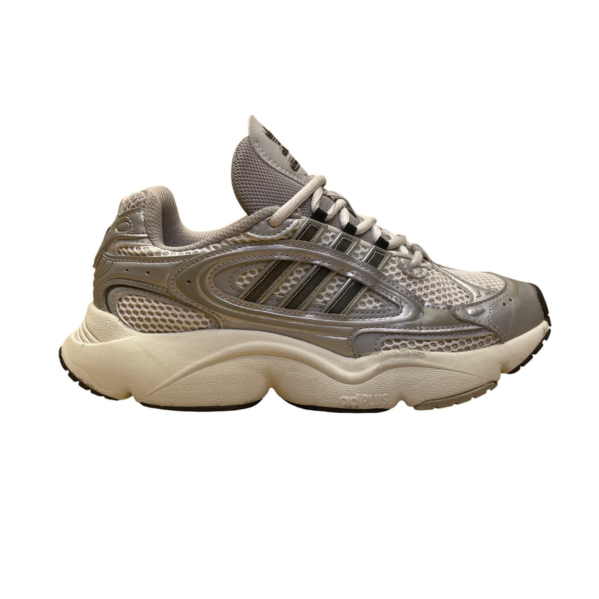 Adidas Men’s Silver Breathable Mesh AdiPlus Ozmillen Sneakers Size 6.5
