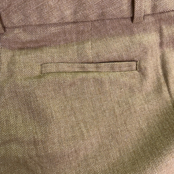 Banana Republic Womens Camel Trousers Wool Blend Martin Fit Dress Wear Size 8