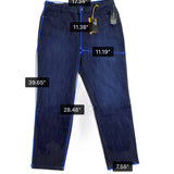 Style & Co Womens Dark Wash Denim Slim Leg High-Rise Tummy-Control Jeans Sz 16S