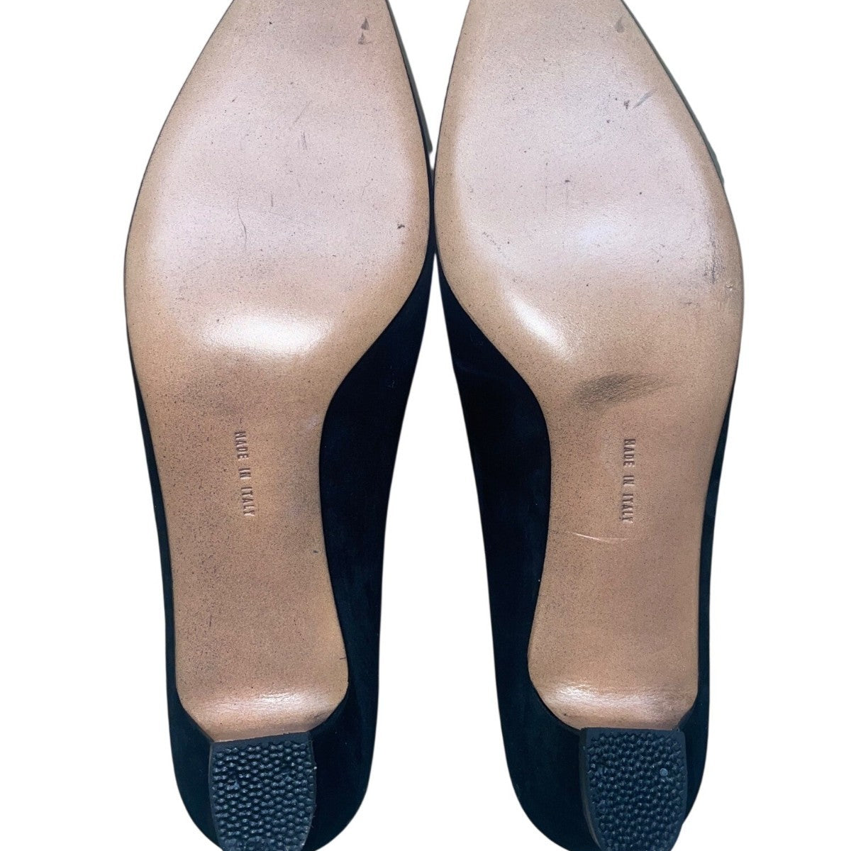 Salvatore Ferragamo Women’s Black Suede Strapped Low Heel Pumps Size 9.5AA