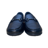 MJNY Marc Joseph Men’s Black Horse-bit Accent Slip-On Driving Loafers Size 8.5