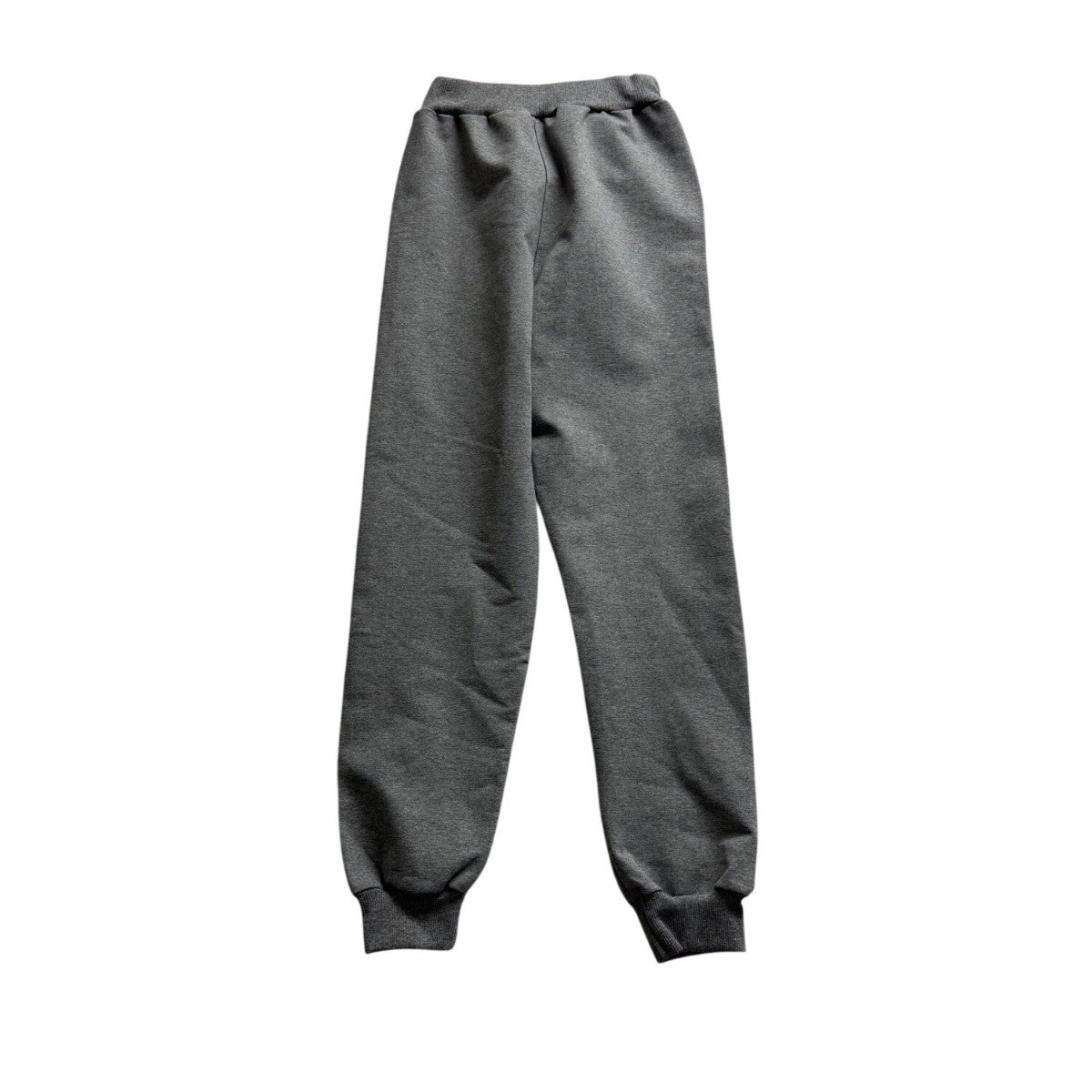 Nike Mens Grey Cotton Joggers With Black Logo & Elastic Cuffs Comfortable Fit