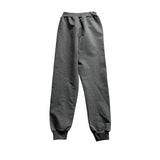 Nike Mens Grey Cotton Joggers With Black Logo & Elastic Cuffs Comfortable Fit