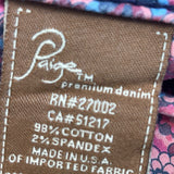 Paige Premium Denim Womens Blue Distressed Skinny Jeans Size 28 - New