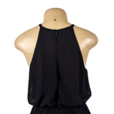Wear Classic Women’s Black Polyester Spandex Halter Jumpsuit Size M - New