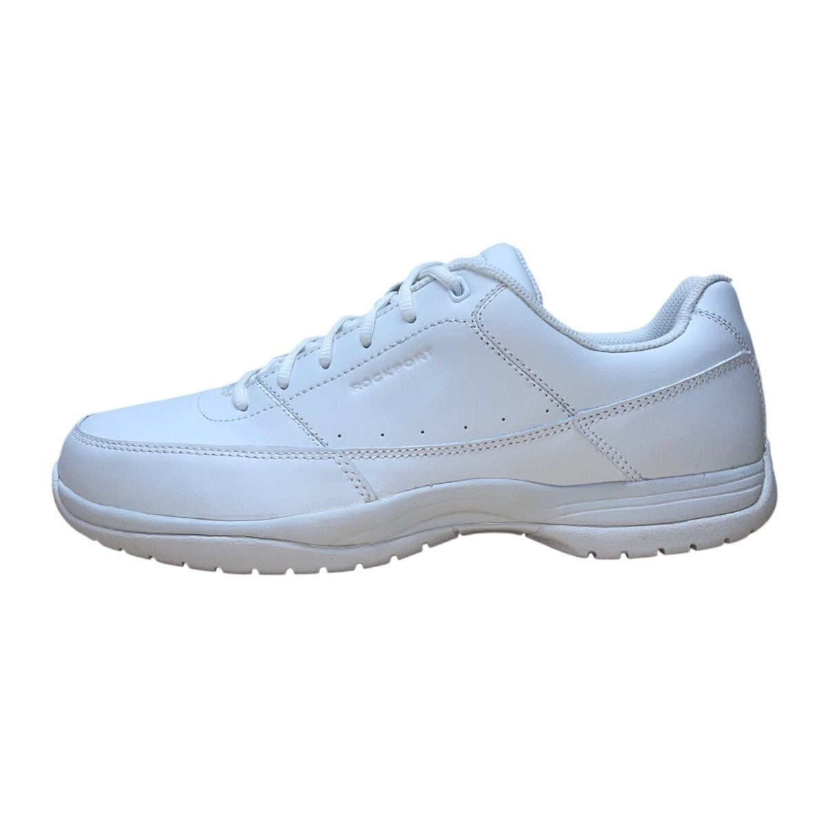 Rockport Men’s Gary White Leather Lace-Up Athletic ProWalker Shoes Size 10.5