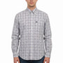 Faconnable Mens Multi-Color Cotton Plaid Button-Up Shirt Size M