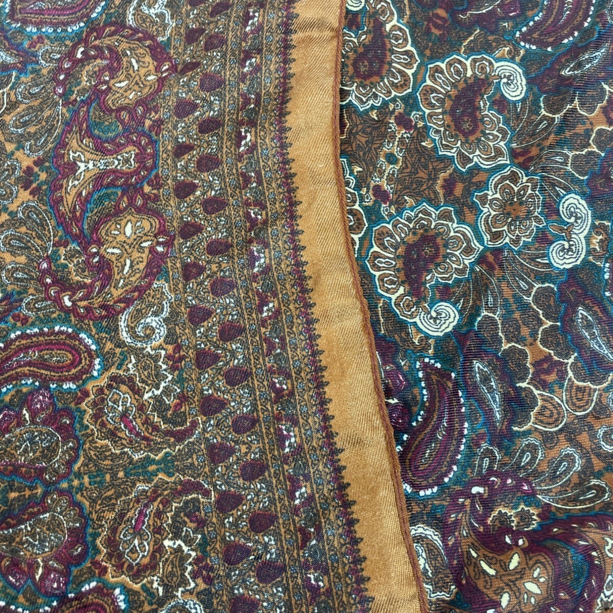 LDS Sheila Paisley Multicolor Shawl With Fringe Detailing