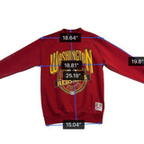 Nutmeg Mills Mens Red Washington Redskins Crewneck Sweatshirt Size M